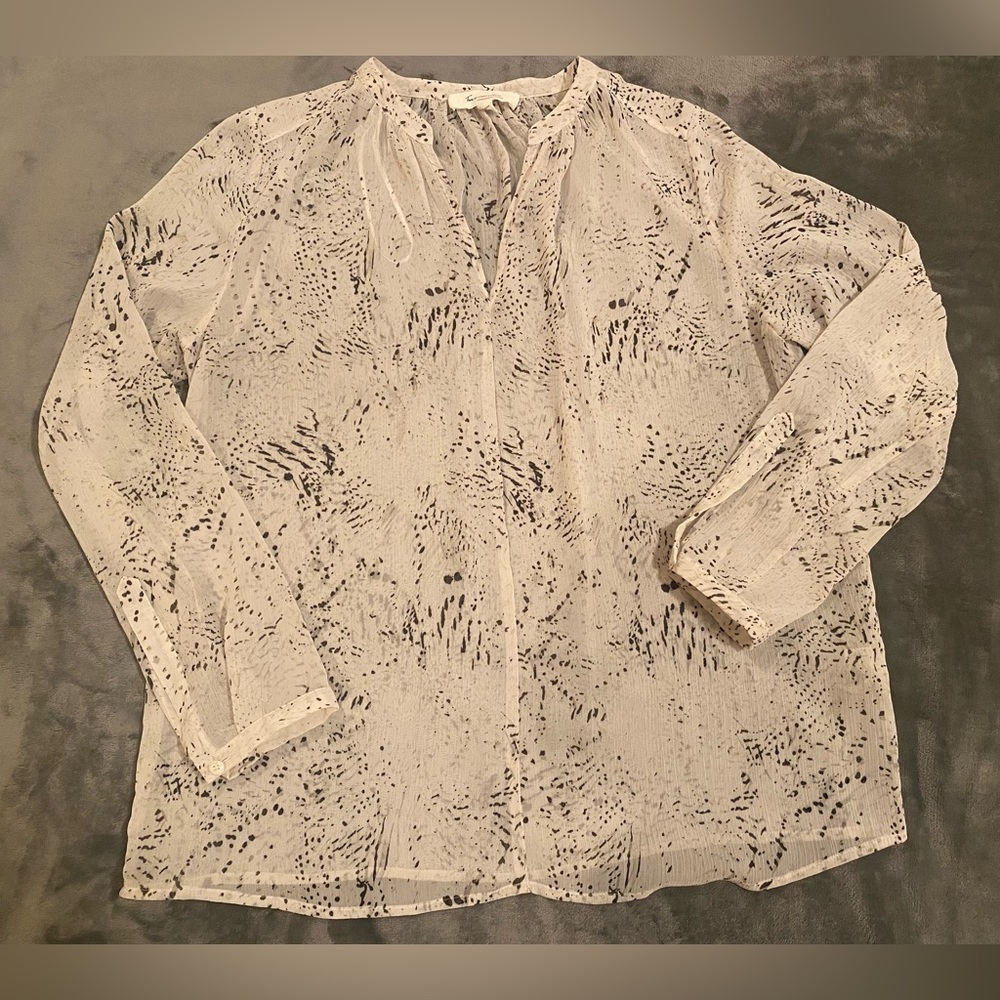 Sheer Vince Camuto blouse